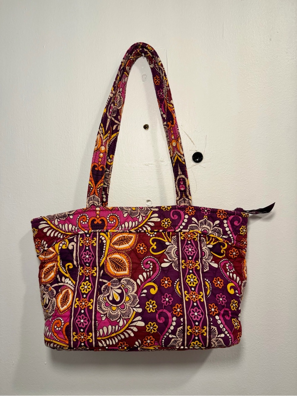 Vera Bradley Safari Sunset Little Mandy Tote Bag Purse